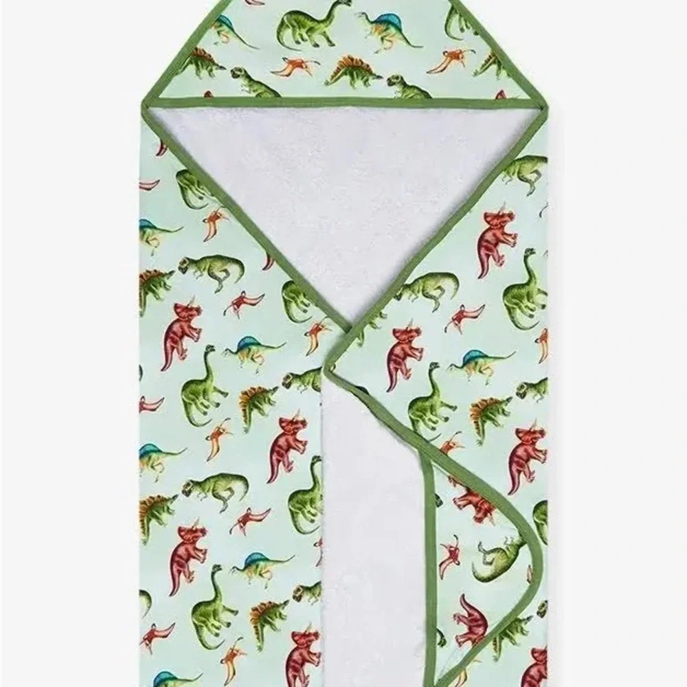 NWOT Posh Peanut Dinosaur Hooded Towel